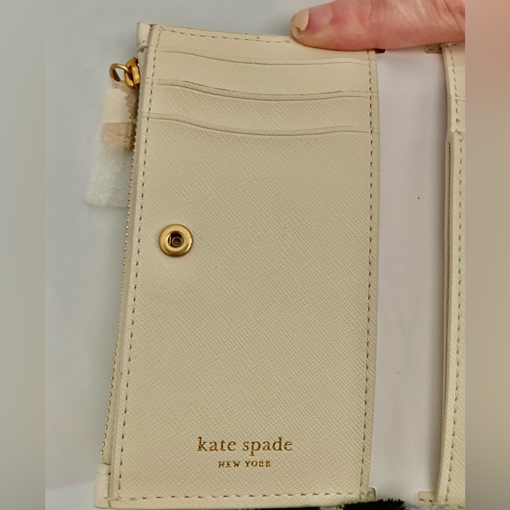 Kate Spade ♠️ Purl Embellished Small Slim Bifold Wallet - Picture 7 of 8